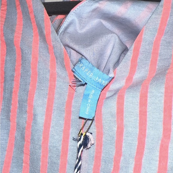 Draper James Terrie Tie Back in Seersucker Stripe - Picture 11 of 11